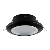 Oczko V-TAC GU10 wpuszczane okrągłe szczelne z szybą IP44 czarny VT-981 3 lata gwarancji | 3800157680905 LED EUROPE