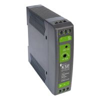 Zasilacz impulsowy KSE 01024P 230/ 24VDC 0.42A 10W na szynę DIN, Uzas: 85-264VAC, Ta70 | 17000-1541 Breve-Tufvassons