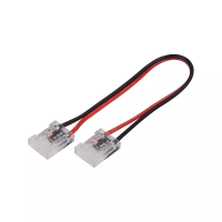 Konektor złączka taśm LED V-TAC przeźroczysta taśma-przewód-taśma gęste/zwykłe/COB 10mm | 3800157660341 LED EUROPE