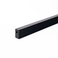 Szyna natynkowa szynoprzewód smart 48V V-TAC 200cm aluminiowa czarna (w komplecie maskownica i zaśle | 3800157697514 LED EUROPE