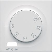 Płytka czołowa do regulatora temperatury, biały, Lumina | WXD315P Hager