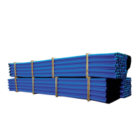 Rura sztywna karbowana dwuwarstwowa w odcinkach RODO 125/105 450N HDPE,niebieska (6m/38szt) DVK | 12965 TT Plast