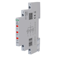 Lampka kontrolna zasilania 1/3S 3xLED czerwona | LK-703R F&F
