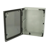 Szafka ARCA 504021T No MP 500x400x210 drzwi przezroczyste z zamkiem, bez płyty montażowej IP66, IK09 | 8121011N Fibox