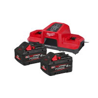 M18FORGENRG-802DBSC ZESTAW FORGE 2X8AH + PODWÓJNA ŁADOWARKA | 4933498616 Techtronic