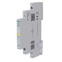 Lampka kontrolna zasilania 1/3S 12÷60V DC, 12÷48V AC 1xLED ŻÓŁTA | LK-701Y-24V F&F