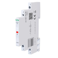Lampka kontrolna zasilania z zabezpieczeniem 1/3S 1xLED CZERWONA | LK-BZ-701R F&F