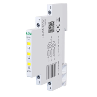 Lampka kontrolna zasilania z zabezpieczeniem 1/3S 3xLED ŻÓŁTA | LK-BZ-703Y F&F