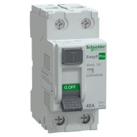 Wyłącznik różnicowoprądowy 2P 40A 30mA typ A. Easy9 Pro EZ9R-40-2-30-A | EZ9R49240 Schneider Electric