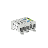 Zacisk uniwers,złączkaOTL16-5x szary-niebi-żół-ziel5x1xAl/Cu 1,5-16mm2 1000VAC/1500VDC mocow.podłoże | MAA5016A11 Morek