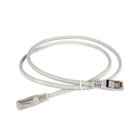 Kabel sieciowy Patchcord S/FTP Cu Kat 6A LSFH, 0,5m, szary | 209111 Televes