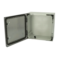 Szafka ARCA 404021T No MP 400x400x210 drzwi przezroczyste z zamkiem, bez płyty montażowej IP66, IK09 | 8121009N Fibox