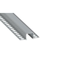 Zestaw TEKKNI MOSSO srebrny klosz mleczny 2,02m do płyt G/K (na 1 taśmę LED) | 38-1600-20 LED Labs