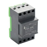 Transformator 1-fazowy modułowy bezpieczeństwa PSS  30N 400/ 24V 1,25A, na szynę DIN, IP20, Ta 40 | 17000-2005 Breve-Tufvassons