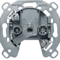 Gniazdo RTV nieprzelotowe, mechanizm, R.classic/1930/Glas  | WDF459212 Hager