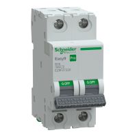Wyłącznik nadprądowy 2P B 20A 6kA, Easy9 Pro EZ9F-B20-2 | EZ9F27220 Schneider Electric