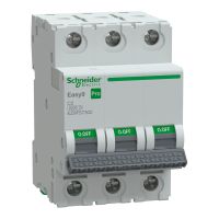 Wyłącznik nadprądowy 3P C 2A 6kA, Easy9 Pro EZ9F-C2-3 | EZ9F57302 Schneider Electric
