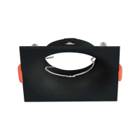 Oczko V-TAC GU10 wpuszczane kwadrat czarne VT-921-B 3 lata gwarancji | 3800157664288 LED EUROPE