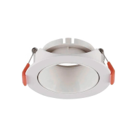 Oczko V-TAC GU10 wpuszczane okrągłe białe/białe VT-931 3 lata gwarancji | 3800157664370 LED EUROPE