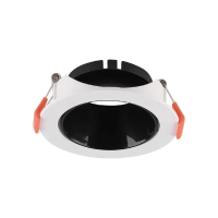 Oczko V-TAC GU10 wpuszczane okrągłe białe/czarne VT-931 3 lata gwarancji | 3800157664387 LED EUROPE