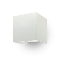 Oprawa ścienna V-TAC 11W LED góra dół regulowana chip BRIDGELUX biały kwadrat IP65 VT-759-12-W 4000K | 3800157678582 LED EUROPE