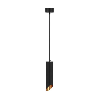 Oprawa zwieszana V-TAC GU10 GU10 czarny+złoty 55x200mm VT-975-200 3 lata gwarancji | 3800157679862 LED EUROPE