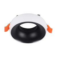 Oczko V-TAC GU10 wpuszczane okrągłe biały+czarny VT-980RD 3 lata gwarancji | 3800157679961 LED EUROPE