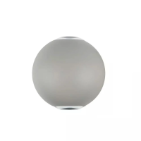 Kinkiet ścienny V-TAC 4W LED szary okrągły IP65 VT-836 3000K 450lm | 3800157681384 LED EUROPE