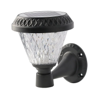Kinkiet ogrodowy V-TAC solarny z pilotem 3w1 IP44 czarny okrągły VT-969 3000K-4000K-6400K 75 3 lata | 3800157683067 LED EUROPE