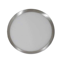Panel LED V-TAC 12W LED satyna okrągły natynkowy VT-1205SN 3000K 1000lm | 3800157621519 LED EUROPE