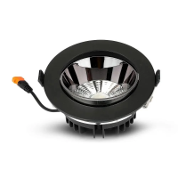 Oprawa downlight V-TAC SAMSUNG CHIP 20W czarna uchylna VT-2-13 3000K 1780lm 5 lat gwarancji | 3800157675581 LED EUROPE