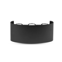 Oprawa ścienna góra dół V-TAC 6W LED czarna IP54 VT-846 3000K 630lm | 3800157678377 LED EUROPE