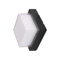 Oprawa V-TAC 7W LED czarna kwadrat IP65 VT-831 3000K 700lm | 3800157684958 LED EUROPE