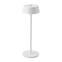 Lampka stołowa nocna V-TAC 2W LED 32,5cm ładowanie ściemnianie IP54 biała VT-7562 3000K 200lm | 3800157689670 LED EUROPE