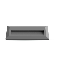 Oprawa schodowa 3W LED V-TAC szara prostokąt 230V IP65 VT-1162 3000K 110lm | 3800157677325 LED EUROPE