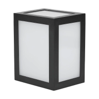 Oprawa ścienna V-TAC 12W LED IP65 czarna VT-822 4000K 1350lm | 3800157678858 LED EUROPE