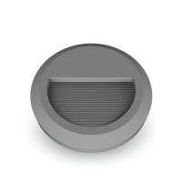 Oprawa schodowa 2W LED V-TAC szara okrągła 230V IP65 VT-1142 3000K 80lm | 3800157677370 LED EUROPE