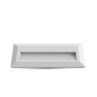 Oprawa schodowa 3W LED V-TAC biała prostokąt 230V IP65 VT-1162 4000K 110lm | 3800157677332 LED EUROPE