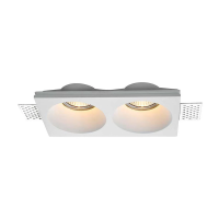 Oprawa gipsowa V-TAC 2xGU10 sufitowa biała 190x100 VT-11002 3 lata gwarancji | 3800157687027 LED EUROPE