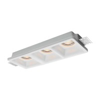 Oprawa gipsowa V-TAC 3xGU10 sufitowa biała 280x100 VT-11003 3 lata gwarancji | 3800157687041 LED EUROPE