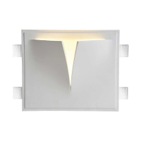 Oprawa gipsowa V-TAC kinkiet ścienny G9 biały 310x260 VT-11006 3 lata gwarancji | 3800157687096 LED EUROPE