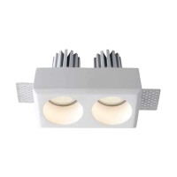 Oprawa gipsowa V-TAC 2xGU10 sufitowa biała 150x80 VT-11011 3 lata gwarancji | 3800157687157 LED EUROPE