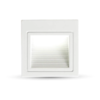 Oprawa schodowa LED V-TAC 3W LED kwadrat biała 230V VT-1143 4000K 200lm | 3800157688857 LED EUROPE