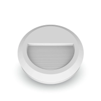 Oprawa schodowa 2W LED V-TAC biała okrągła 230V IP65 VT-1142 3000K 80lm | 3800157688864 LED EUROPE