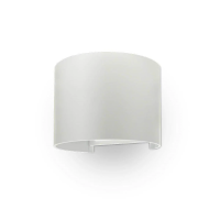 Oprawa ścienna 6W V-TAC góra dół regulowana biały okrągły IP65 BRIDGELUX VT-756-W 3000K 700lm | 3800157681230 LED EUROPE