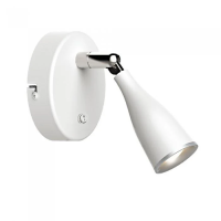 Kinkiet V-TAC 4,5W LED biały z włącznikiem VT-805 3000K 420lm 3 lata gwarancji | 3800157686600 LED EUROPE