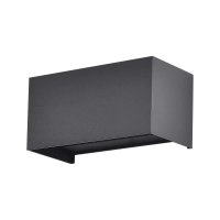 Oprawa ścienna V-TAC 24W LED góra dół IP65 czarna VT-8125-B-N 3000K 2720lm | 3800157689991 LED EUROPE