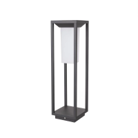 Słupek ogrodowy solarny V-TAC 4W LED SAMSUNG CHIP szary 2-funkcje IP65 VT-66-N 3000K 280lm 3 lata gw | 3800157678780 LED EUROPE