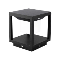 Słupek ogrodowy solarny V-TAC 2W LED czujnik ruchu IP65 czarny VT-11022 3000K 90lm 3 lata gwarancji | 3800157691246 LED EUROPE