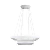 Oprawa zwieszana LED V-TAC 100W soft light chandelier ściemnianie biały VT-101-2D 3000K 6300lm 3 lat | 3800157692892 LED EUROPE